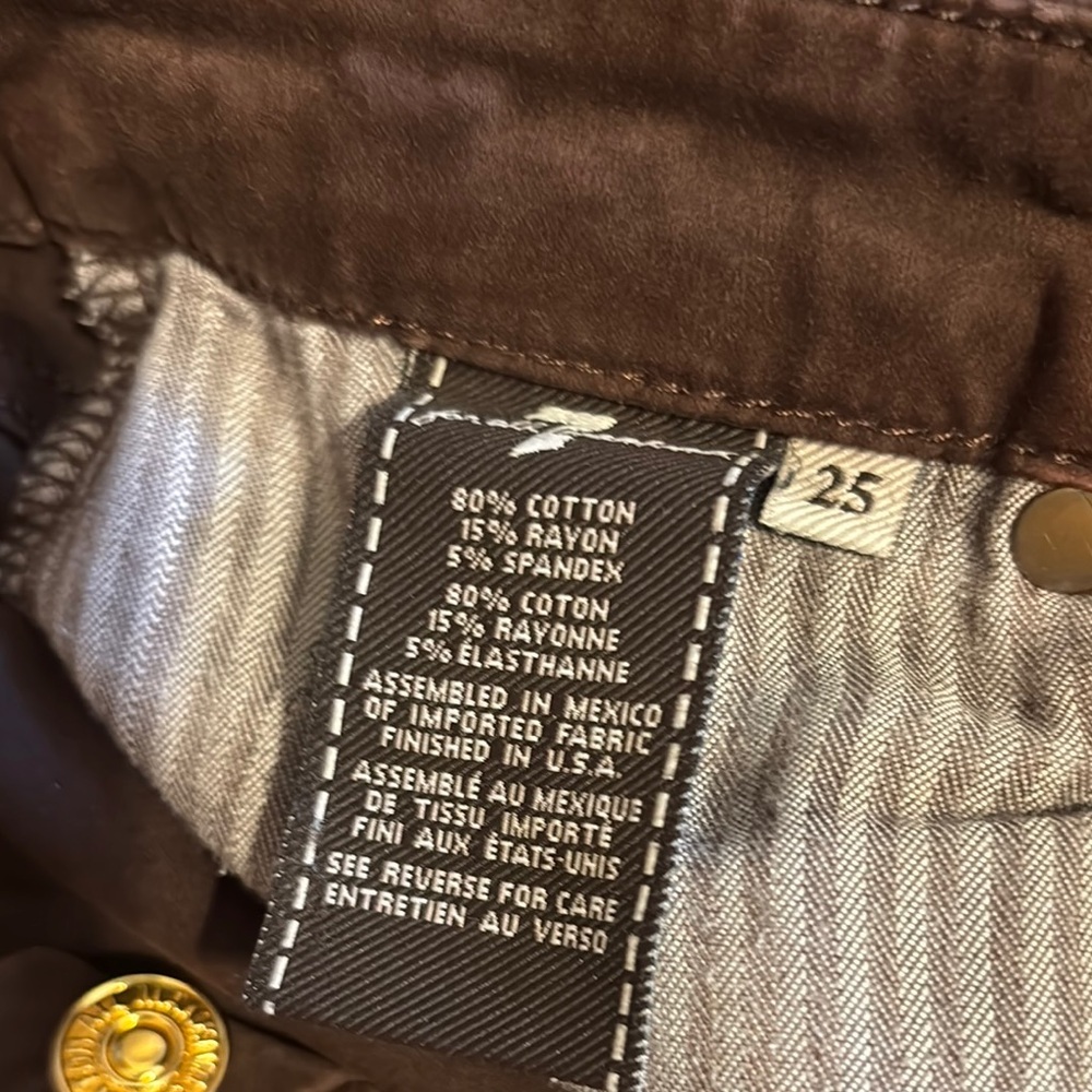 Brown Straight Leg Denim Jeans - Picture 2 of 8